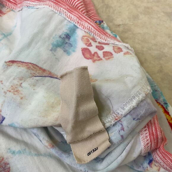 Soft Surroundings Yvette Blouse top plus sz. 2X mixed media Bell 3/4 Sleeve Arts - Picture 9 of 9